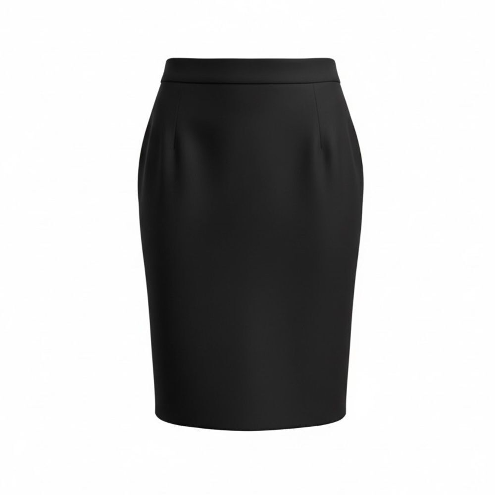 Stella‎ McCartney Wool Straight & Pencil Skirt Black Size 44
